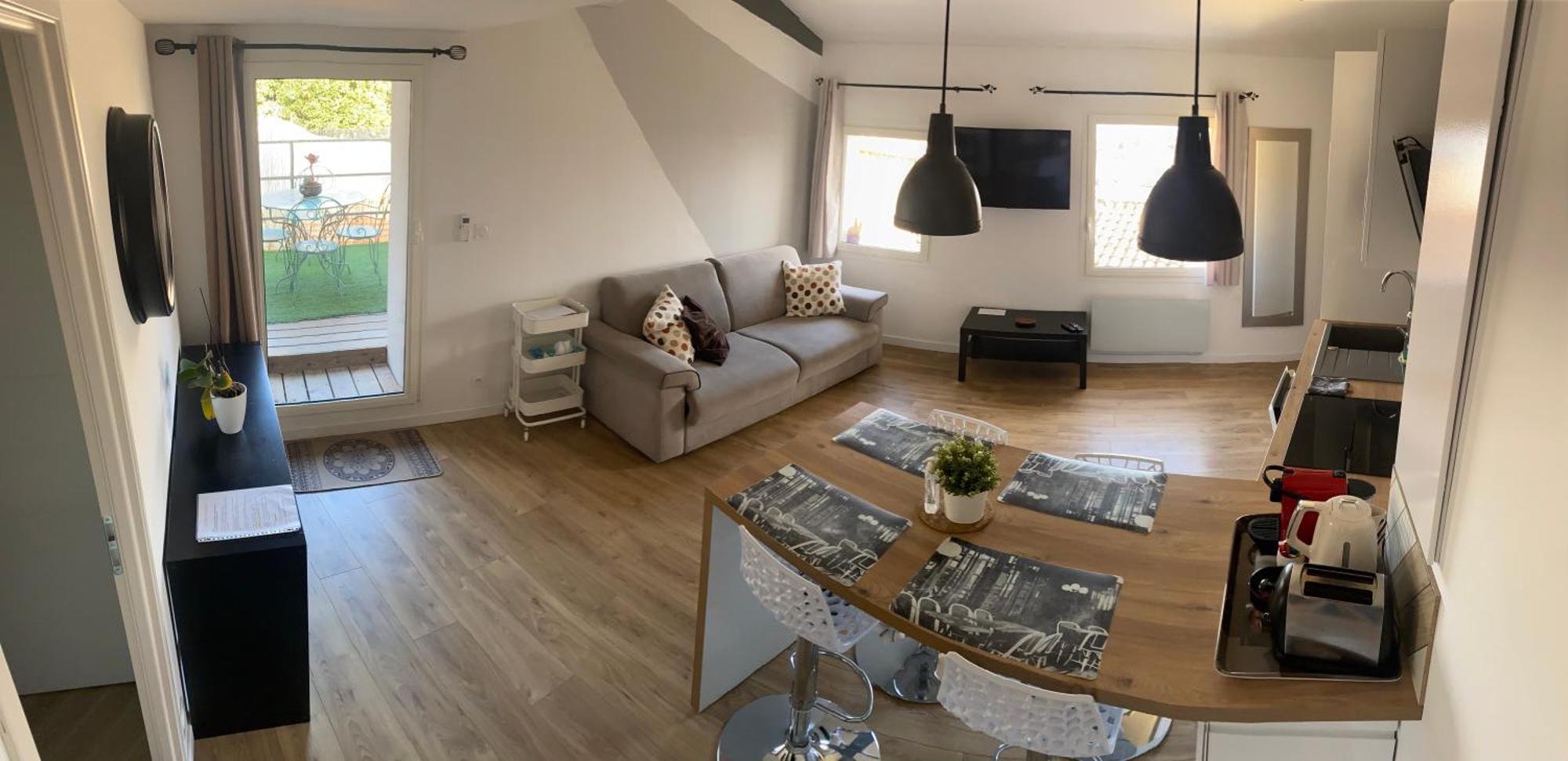Spacieux duplex, vue mer et belle terrasse Hyères Extérieur photo