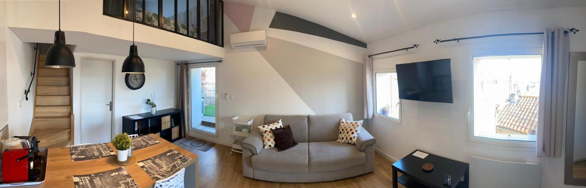 Spacieux duplex, vue mer et belle terrasse Hyères Extérieur photo